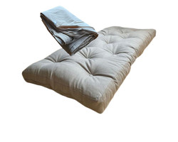 FUTON + DODATNA PREVLEKA <br>LEŽIŠČE IZ BOMBAŽA<br /><span>(120X200 CM)</span>