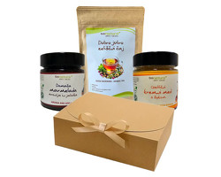 DOBRO JUTRO <br>DARILNI PAKET<br /><span>(MARMELADA, ČAJ, MED)</span>