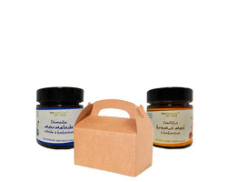 MEDENO SADNO ČOKOLADNO <br>DARILNI PAKET<br /><span>(ČOKOLADNA DVOJICA)</span>