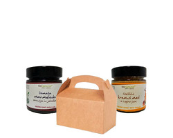 MEDENI SADNI UŽITKI <br>DARILNI PAKET<br /><span>(MARMELADA ARONIJA, MED INGVER)</span>