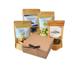 DOBRI GRIŽLJAJI <br>DARILNI PAKET<br /><span>(SADNI IN SLANI PRIGRIZKI)</span>